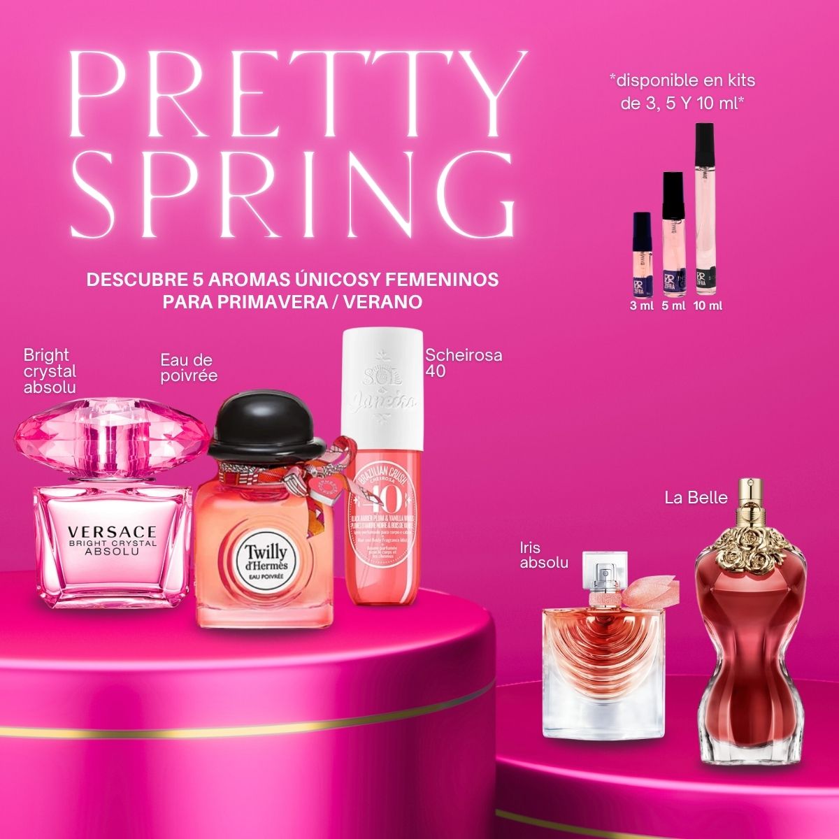 Kit Pretty Spring - Zifra Decants 